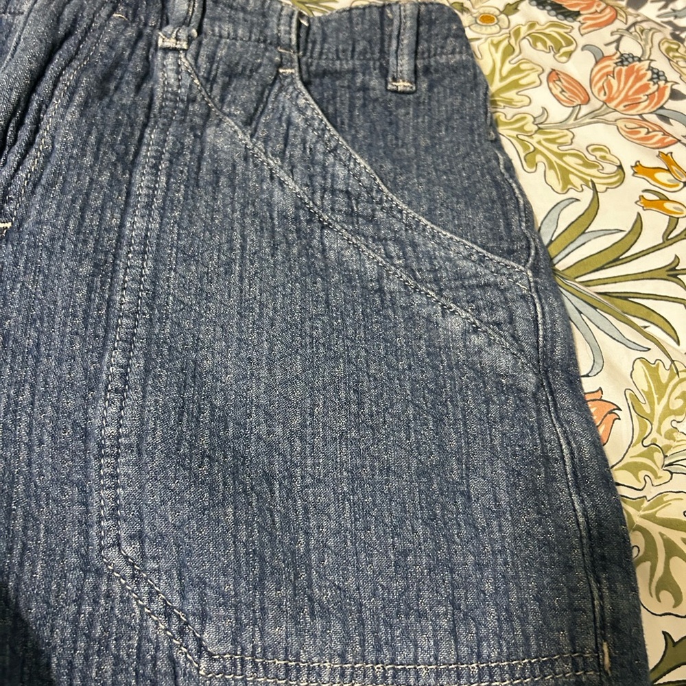 We The Free Blue Women's Barrel Jeans